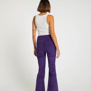 Hammies corduroy bell bottoms in plum